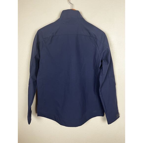 NWT Under Armour Storm Women’s Small Blue Coldgear Loose Softshell Jacket Logo - Picture 4 of 10